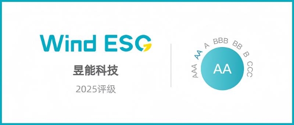 昱能科技荣获Wind ESG评级AA，彰显可持续发展综合实力！ 