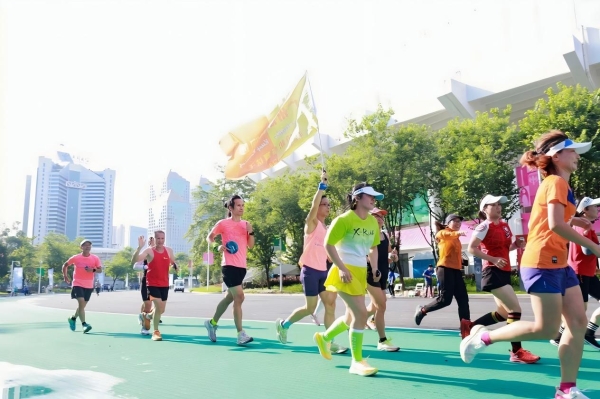 广州市体育节全民健康欢乐跑火热开跑 天河区全民健身月盛大启幕 