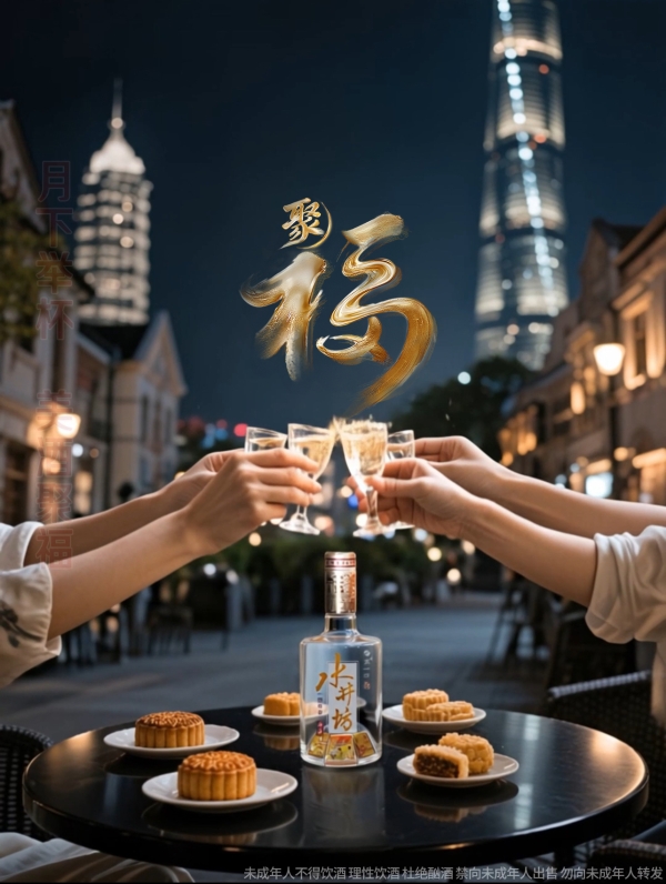 承千年福酒渊源，开启中秋聚福美事：水井坊x微信礼物邀全民“月聚越有福” 