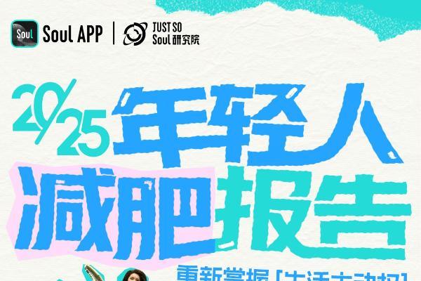 Soul App发布《2025 年轻人减肥报告》: 近8成年轻人有减肥想法,超5成Z世代正在行动