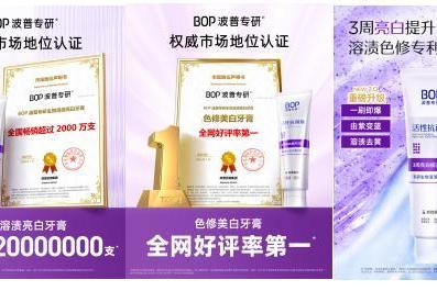 BOP色修美白牙膏以生物科技领跑市场 全国销量突破2000万支创口碑新高 
