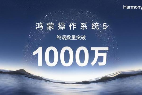 Harmony OS 5终端数突破1000万！升级专享“鸿蒙有礼”活动超值权益持续放送中 