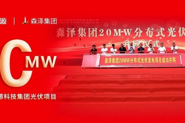 振森能源20MW地面分布式光伏能源项目隆重并网！ 