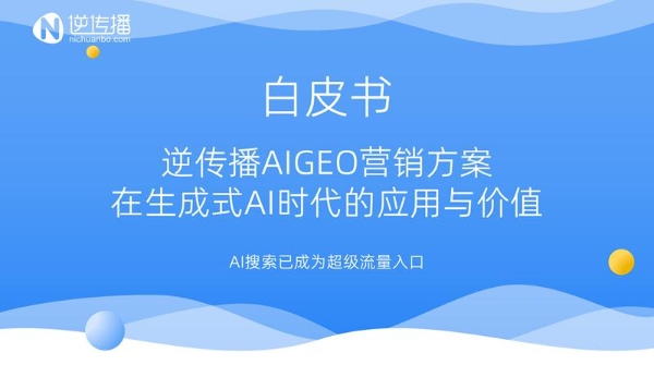 逆传播AIGEO白皮书：从“争排名”到“争AI引用”，营销战略全面升级 