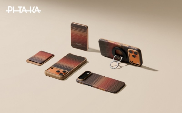 PITAKA发布iPhone 17系列芳纶纤维手机壳，带来全新纹路浮光跃金 