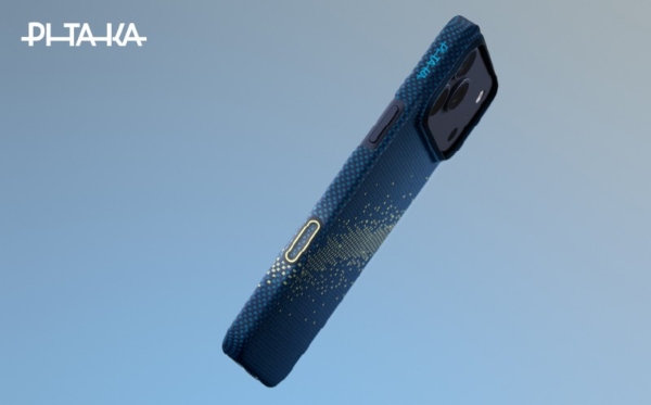 PITAKA发布iPhone 17系列芳纶纤维手机壳，带来全新纹路浮光跃金 