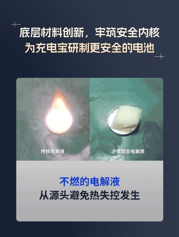 通过针刺！鹏辉能源移动电源电池革新之作 Secu 系列:不燃电解液加持，充电宝安全新选择 