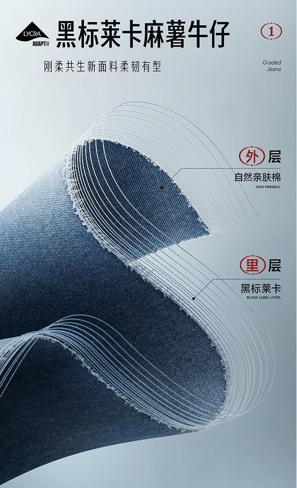 初语分阶牛仔2.0升级｜黑标莱卡首秀带来舒适大升级 