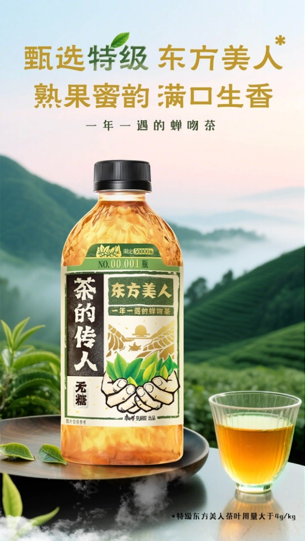 上市即售罄，茶的传人这款爆品藏着无糖茶的破局密码 