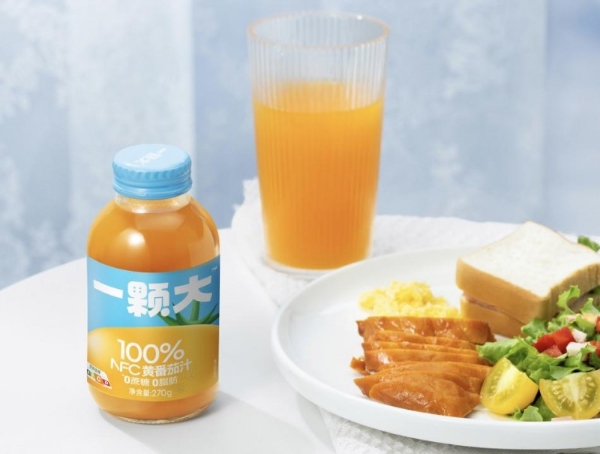 开行业先河！一颗大™100%NFC红&黄番茄汁获低GI产品认证 