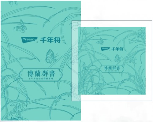 千年舟纸面石膏板国韵系列·博兰群书，筑梦鹏程未来 