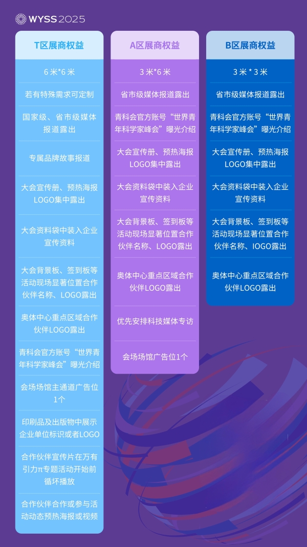 向未来发出邀约！2025世界青年科学家峰会“万有引力π”活动展商招募中 