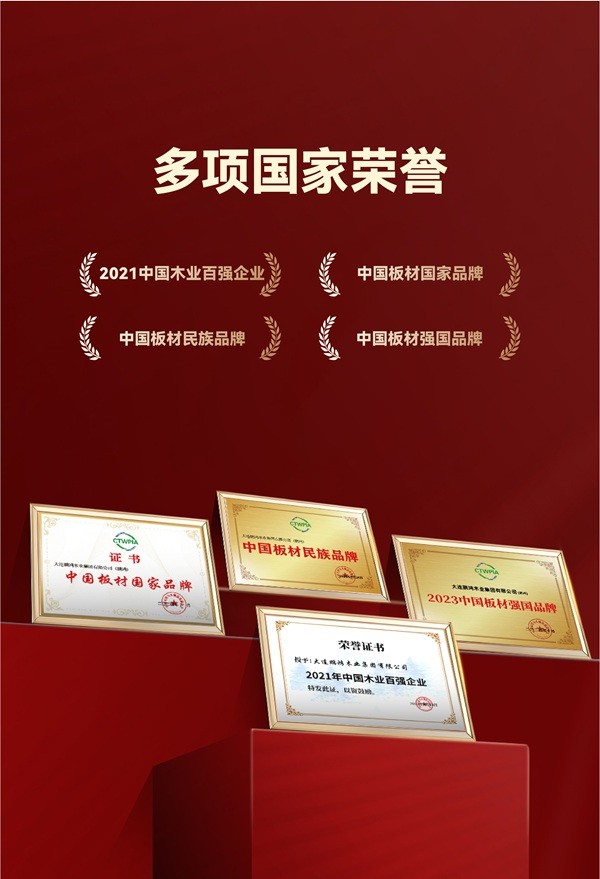 国字号双誉加冕！鹏鸿以生态板为基，多元产品矩阵领跑全国市场 