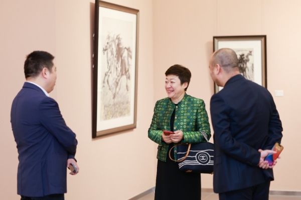 “驰骋万里—黄胄马欣乐师生画展”在炎黄艺术馆盛大开幕 