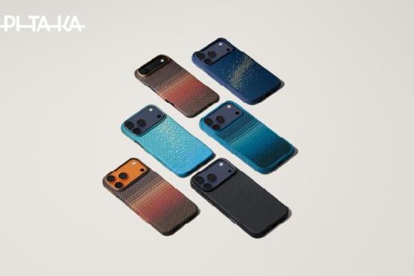 PITAKA发布iPhone 17系列芳纶纤维手机壳，带来全新纹路浮光跃金 