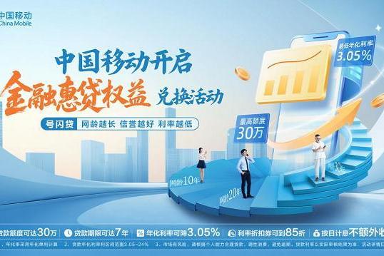 从通信陪伴到信用资产：中国移动“网龄三重礼”让每一年的网龄更有价值 