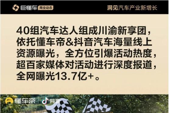 全网曝光13.7亿+ 懂车帝抖音汽车达人嘉年华智博之旅收官 