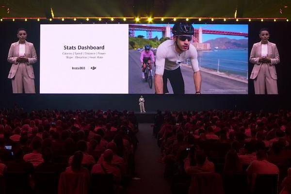 影石Insta360 x 华为穿戴：鸿蒙5手表App支持手势控制与数字仪表盘，让运动分享可视化 
