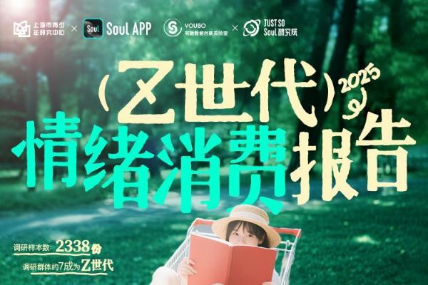 Soul App联合上海市青少年研究中心发布《2025 Z世代情绪消费报告》:年轻人情绪消费月均支出949元,2成青年是情绪消费“日活型用户” 