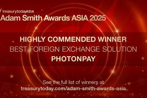 PhotonPay光子易荣膺2025年度亚洲区亚当·斯密奖 