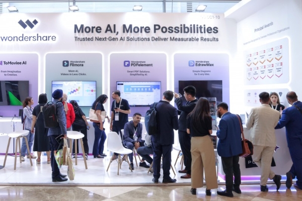 深拓中东市场 万兴科技AIGC软件解决方案亮相全球科技盛会GITEX GLOBAL 