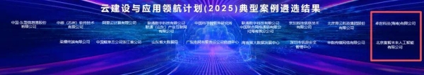 斩获国家级认可！卓世科技入选中国电子标准院「2025云领航计划」典型案例