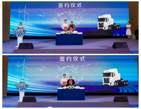 115台签约并交付！欧曼银河新能源重卡石家庄上市 破解煤炭砂石运输难题