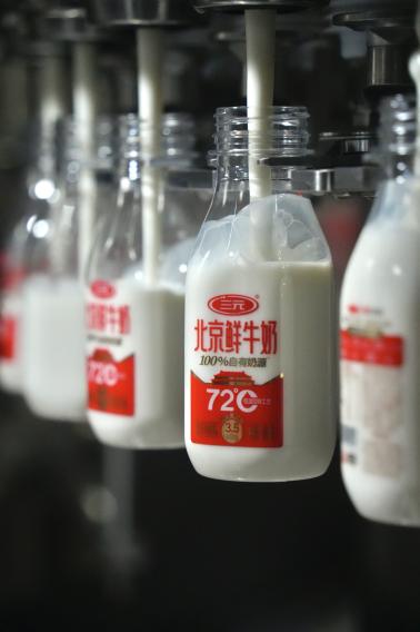 一杯“三元北京鲜牛奶”的70年坚守：三元用自有奶源筑牢品质护城