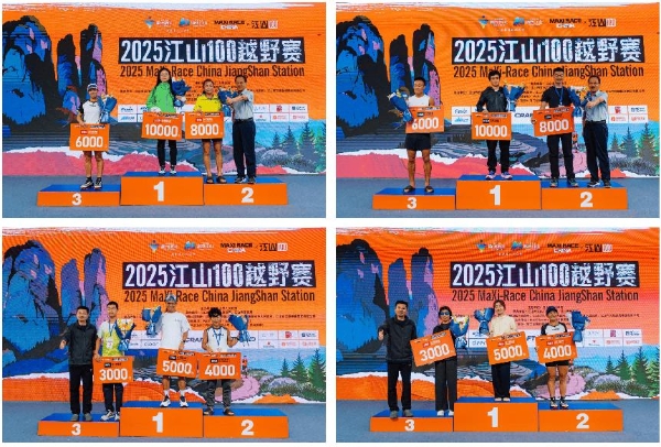2025 MaXi-Race China江山100越野赛圆满收官 