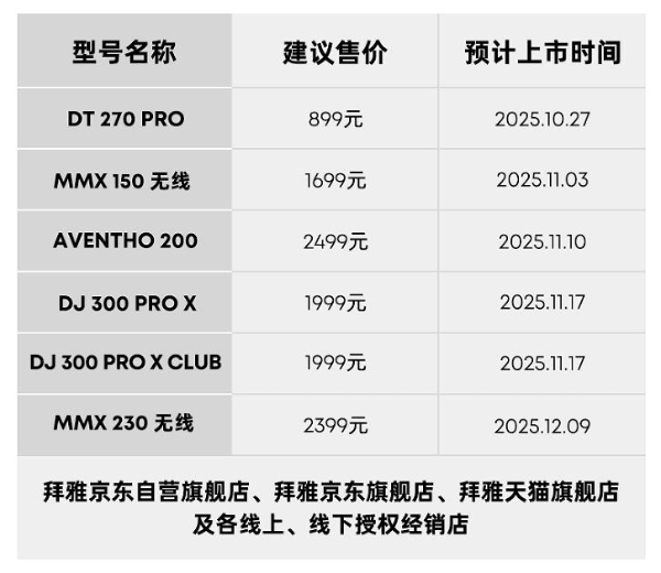 2025上海国际乐器展：拜雅年度新品矩阵正式发布！ 