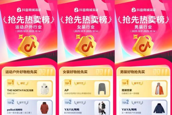 双11好东西抢先买，抖音电商各行业爆款榜来了！ 