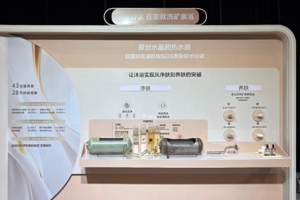 从矿泉养肤到安装自由！卡萨帝热水器水晶胆家族全新发布