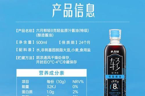 儿童酱油是减盐“智商税”？六月鲜8克轻盐酱油用真减钠守护家人健康 