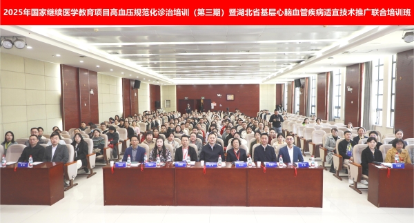 医疗强基在行动——国家继续医学教育项目高血压规范化诊治培训（第三期）暨湖北省基层心脑血管疾病适宜技术推广联合培训班在湖北省武汉市成功举办 