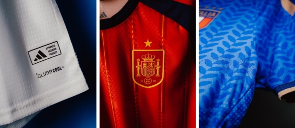 阿迪达斯发布26年FIFA世界杯国家队主场球衣 