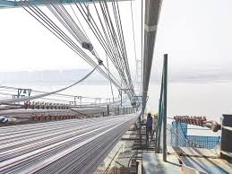 燕矶长江大桥泓基集团施工内容顺利竣工，项目单位高度肯定 