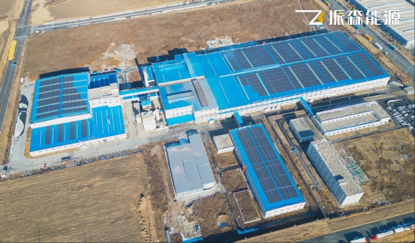 振森能源&华兴玻璃5.41兆瓦零碳节能项目，助力构建“绿色工厂”！