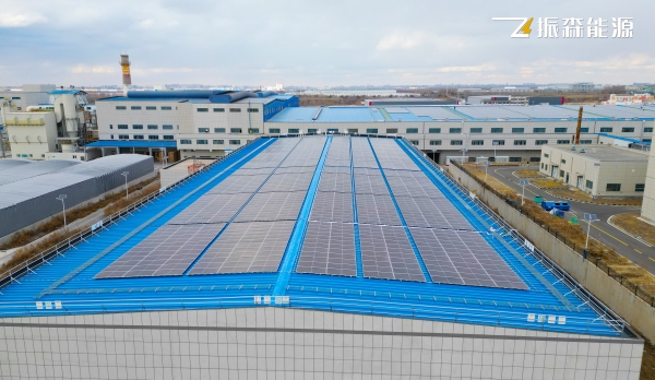 振森能源&华兴玻璃5.41兆瓦零碳节能项目，助力构建“绿色工厂”！