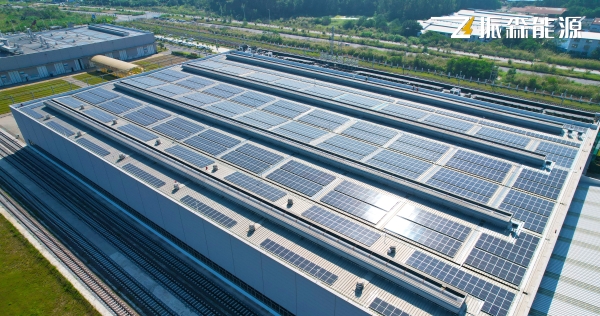 振森能源&华兴玻璃5.41兆瓦零碳节能项目，助力构建“绿色工厂”！