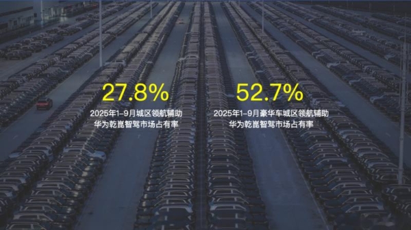 华为乾崑智驾前三季度销量霸榜，赋能车企实现共赢