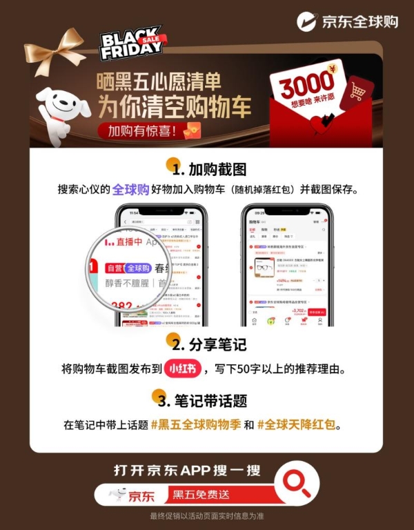 百万悬赏全球比价！京东全球购携手全球零售巨头开启“黑五全球购物季” 