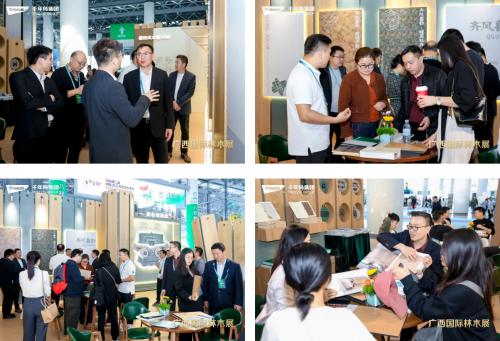 千年舟携系列新花色惊艳亮相「2025年世界林木业大会暨2025年广西国际林产品及木制品展」 