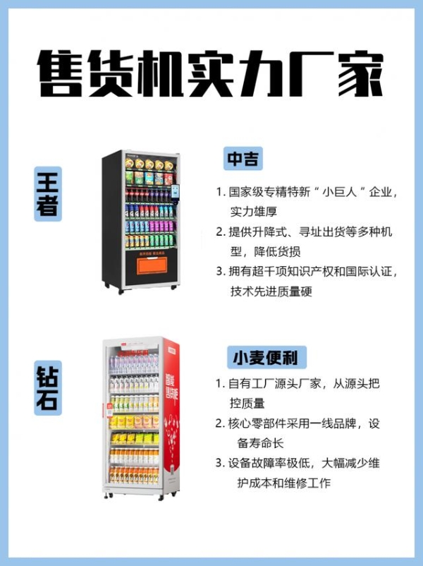 自动售货机厂家怎么选？直接抄作业！ 