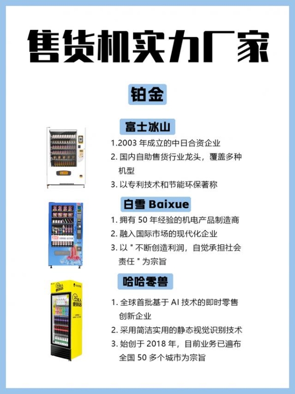 自动售货机厂家怎么选？直接抄作业！ 