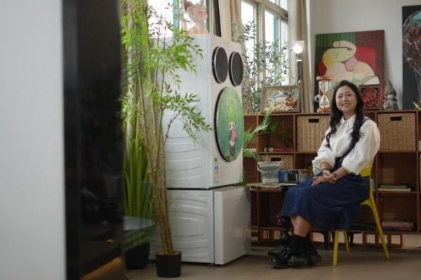 20万家庭的选择！南京90后墙绘师分享Leader统帅懒人三筒洗衣洗鞋机体验 