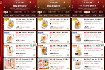 双11品质养生怎么选？跟着榜单首选“榜一”小熊电器养生壶 