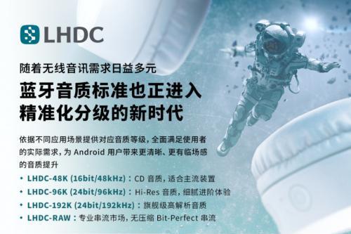 音质一目了然！LHDC重磅升级，全新「段位」系统让听歌选耳机不再纠结 