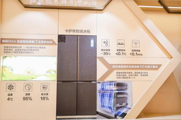 卡萨帝冰箱黑科技：从控氧保鲜进入AI养鲜时代 