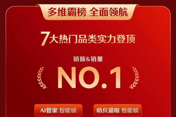 德施曼双11斩获十连冠，多款爆品断层优势再升级，以高端价值彰显绝对领导力 