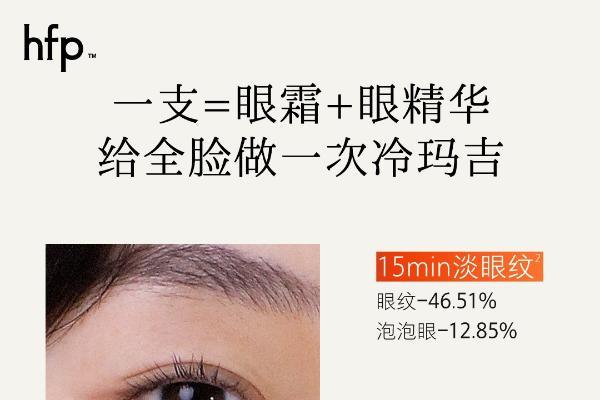 创新首发！国货护肤品牌hfp冷玛吉眼油重磅上市 